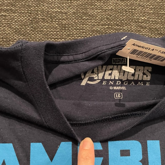 Marvel Captain America Endgame Americas A$$ Shirt - Picture 2 of 3